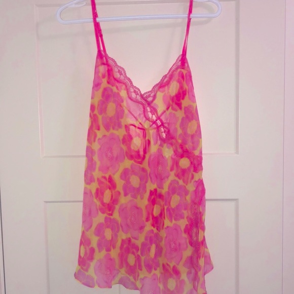 Victoria's Secret Other - Nighty dress slip mesh satin gown pajama babydoll